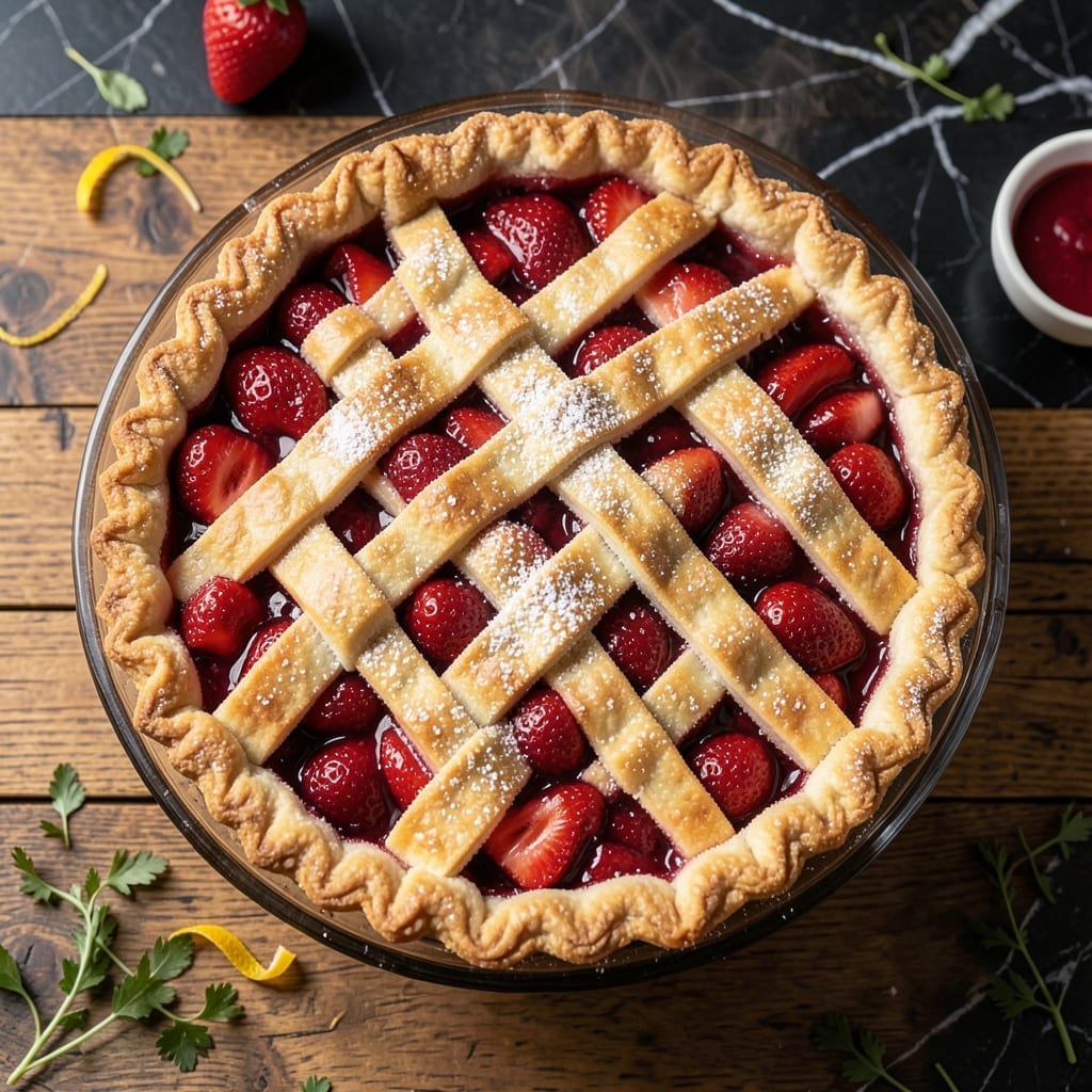 Strawberry Pie Recipe Using Frozen Strawberries: Flaky Crust With Jammy Berry Filling Strawberry Pie Recipe Using Frozen Strawberries: Flaky Crust With Jammy Berry Filling