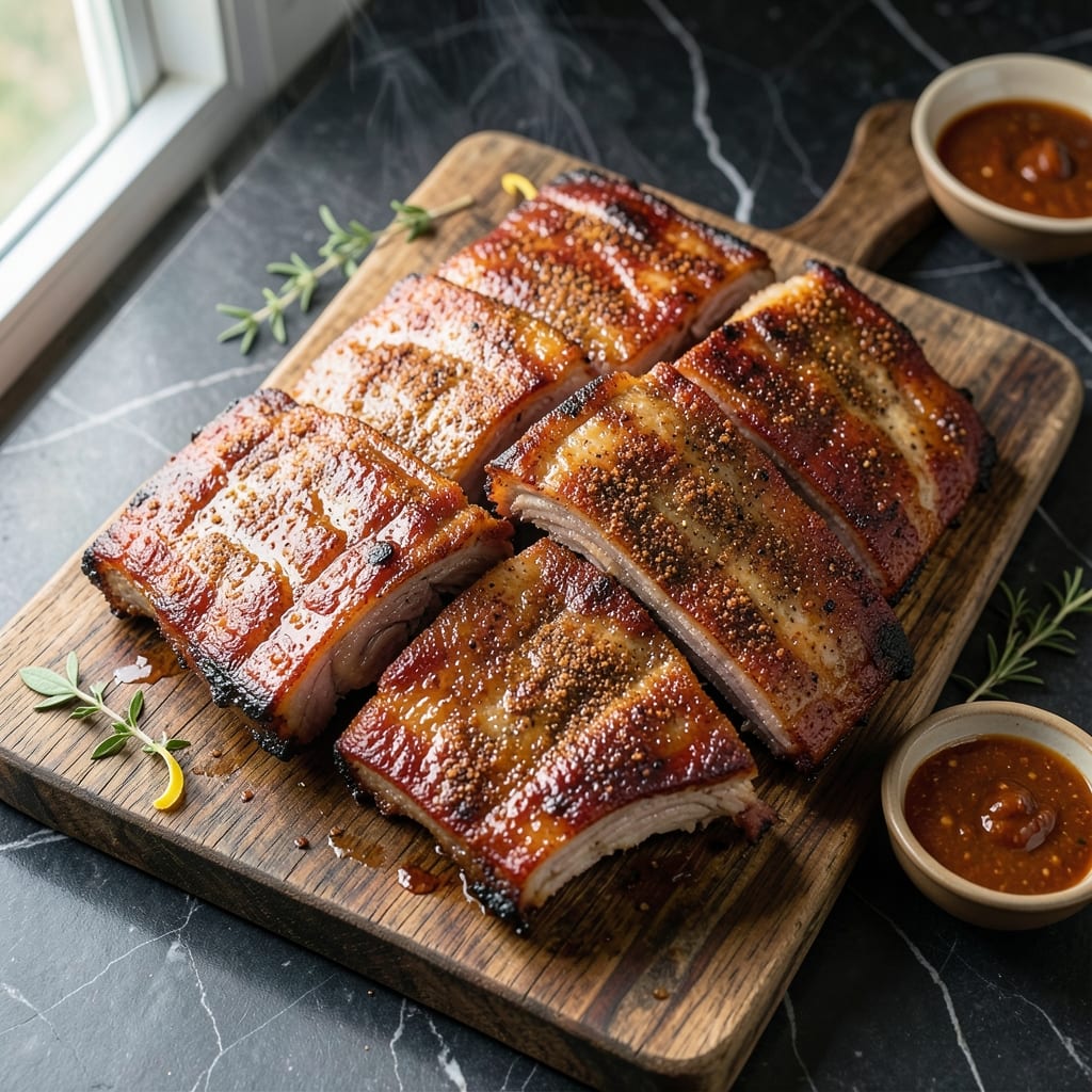 BBQ Spare Ribs Recipe Oven: Smoky Dry Rub and Sticky Glaze Finish
