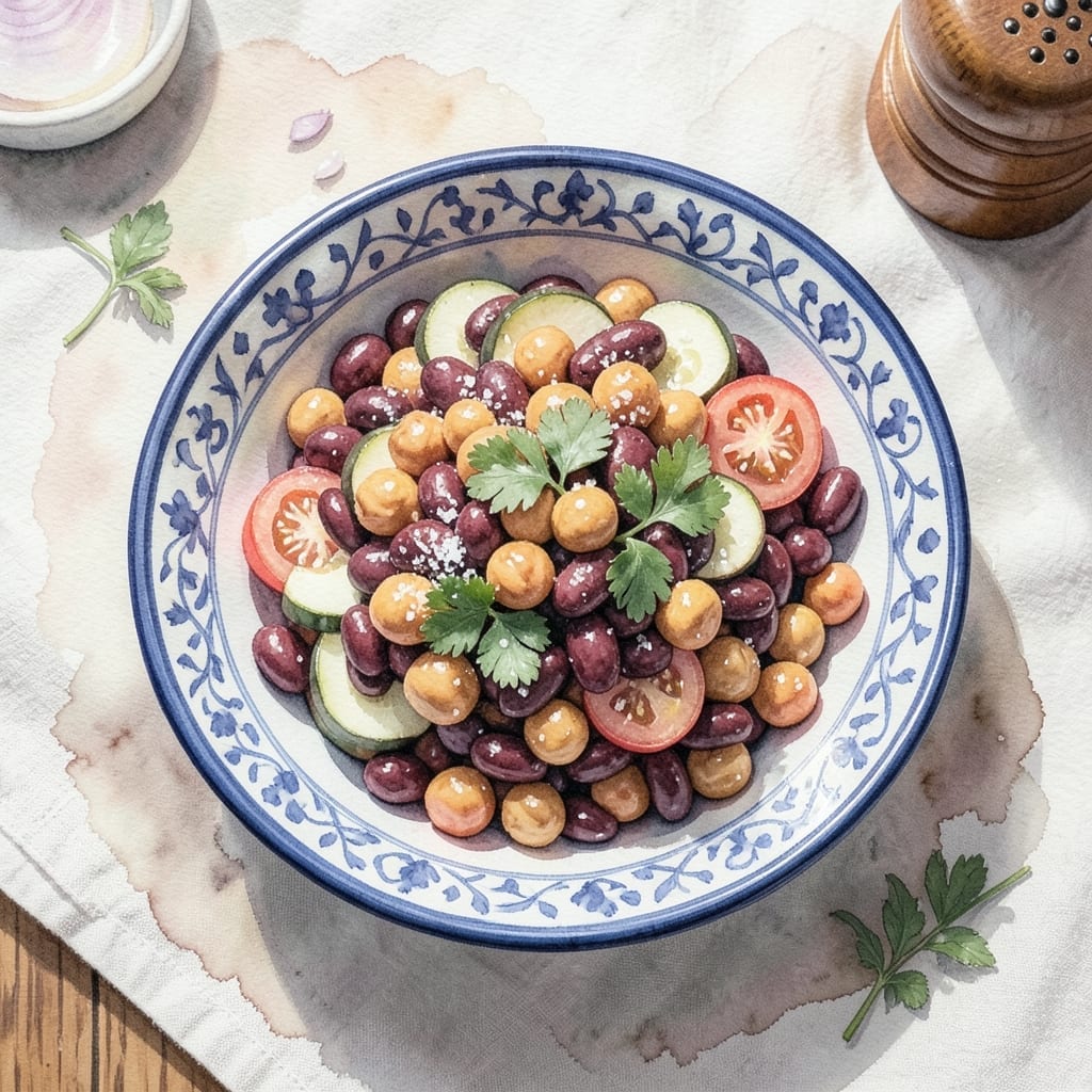 Red Bean Salad Recipe Pakistani: Traditional Chana Chaat with Zesty Flavors