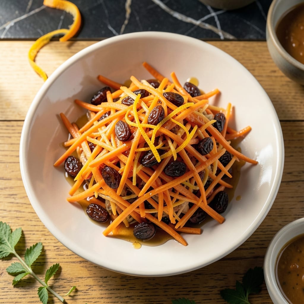 Carrot Raisin Salad Recipe Without Mayonnaise: Sweet Crunch With Zesty Citrus