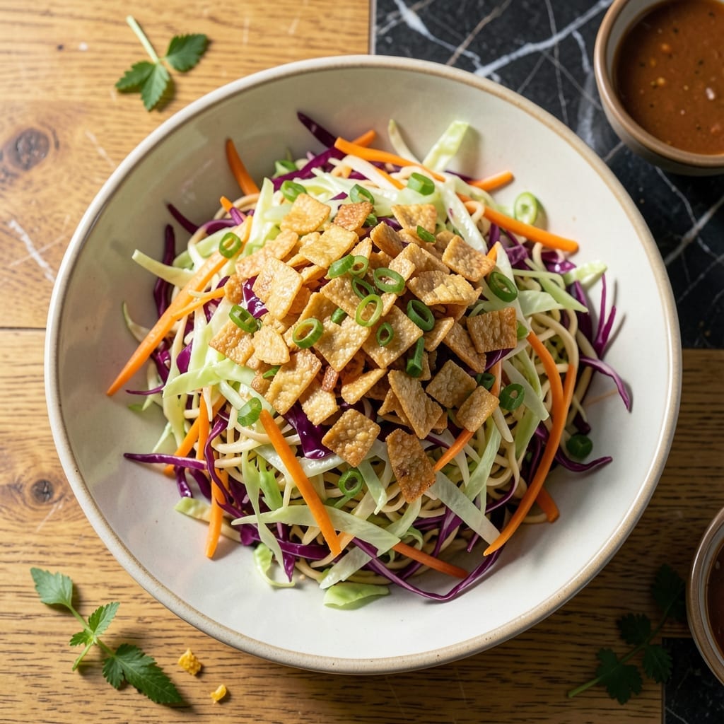 Ramen Noodle Salad Recipe Slaw: Crunchy Asian-Inspired Side Dish