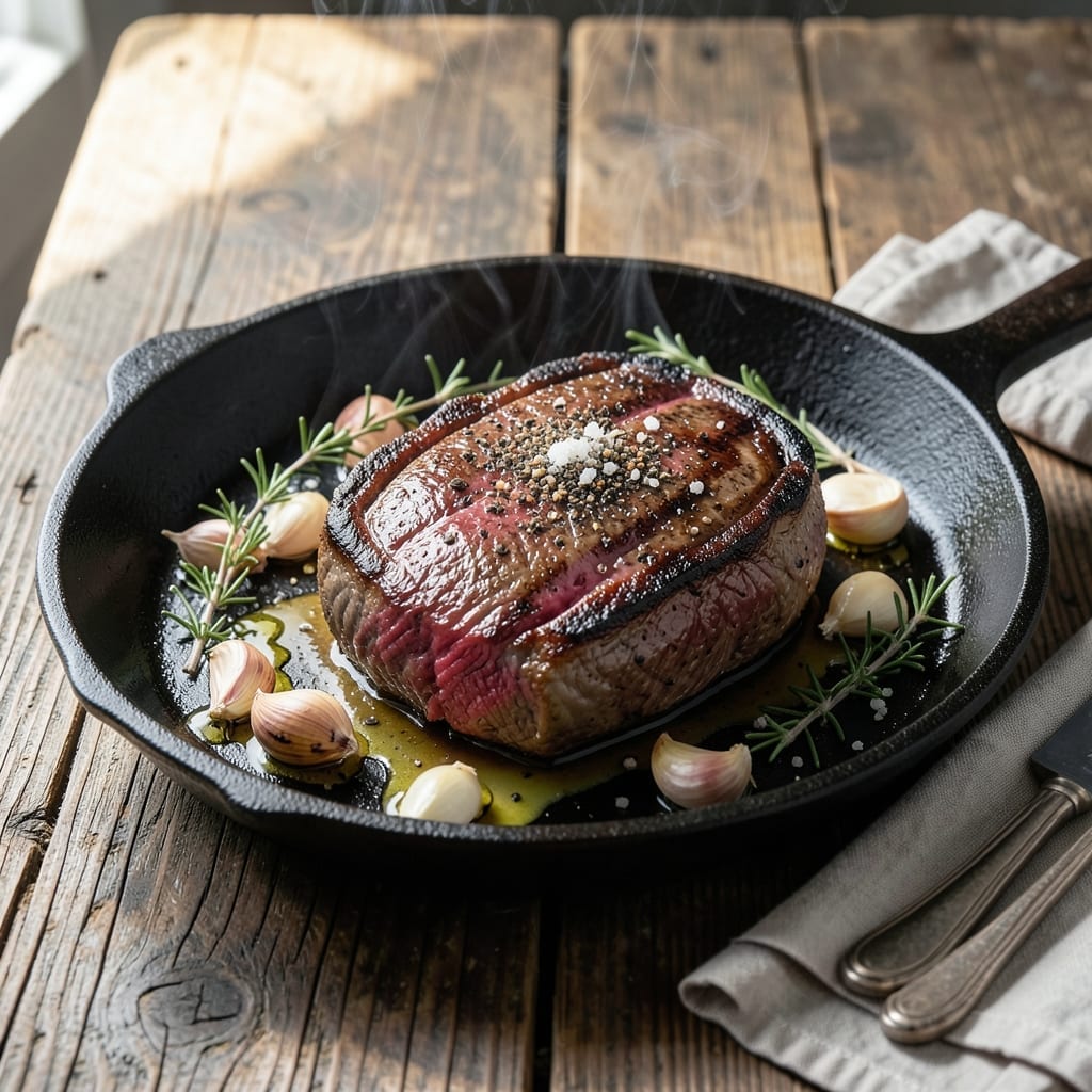 Gordon Ramsay Steak Recipe Cast Iron: Perfect Medium-Rare With Crispy Edges