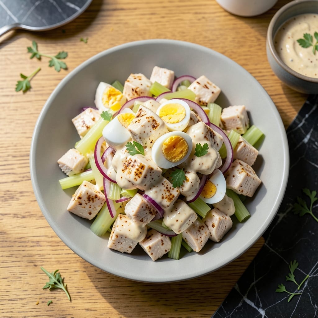 Chicken Salad Recipe With Egg: Classic Creamy Crunch With Hard-Boiled Twist
