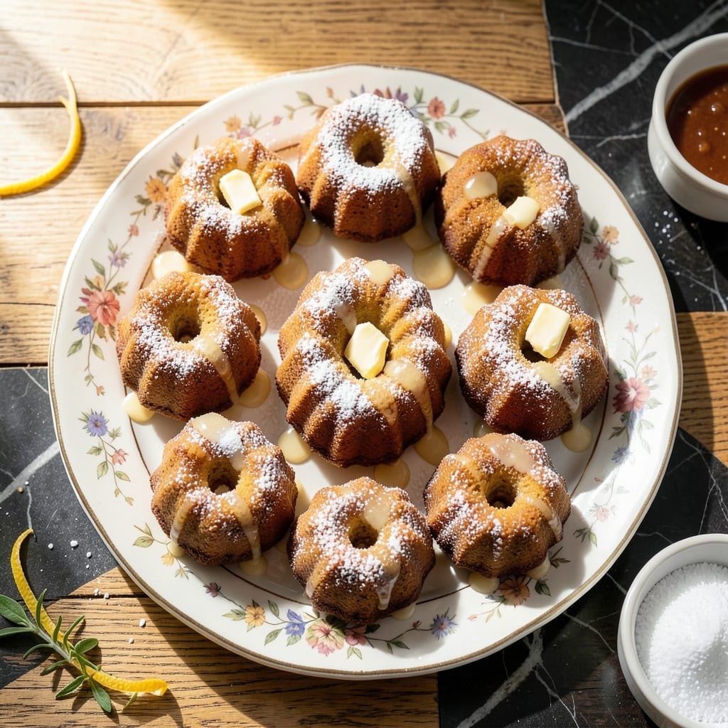 Recipe for Mini Bundt Cakes: Moist Centers With Citrus Zest
