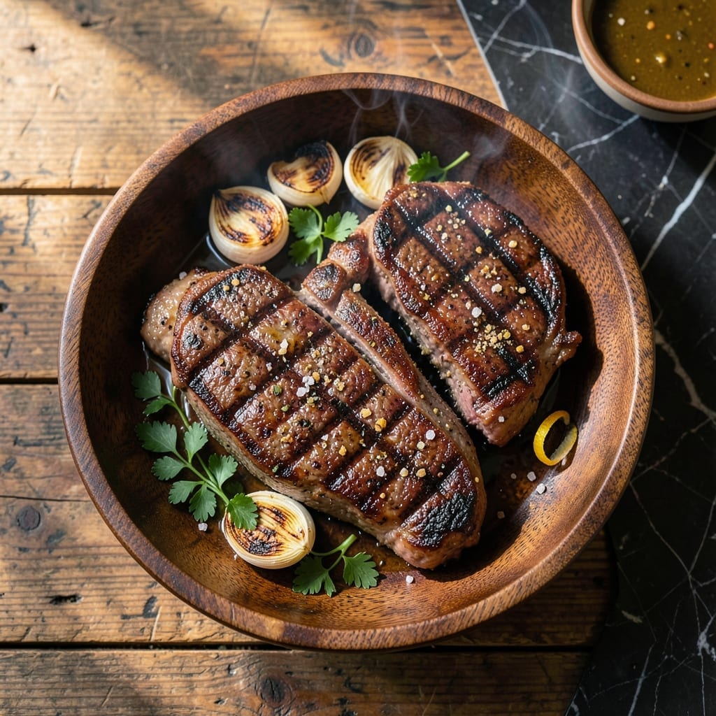 BBQ Elk Recipe Steaks: Charred Crust With Wild Game Richness