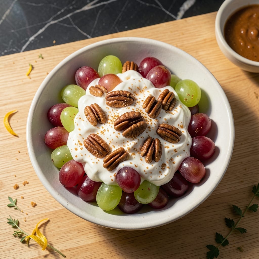 Grape Salad Recipe With Brown Sugar and Pecans: Sweet and Nutty Crowd Pleaser