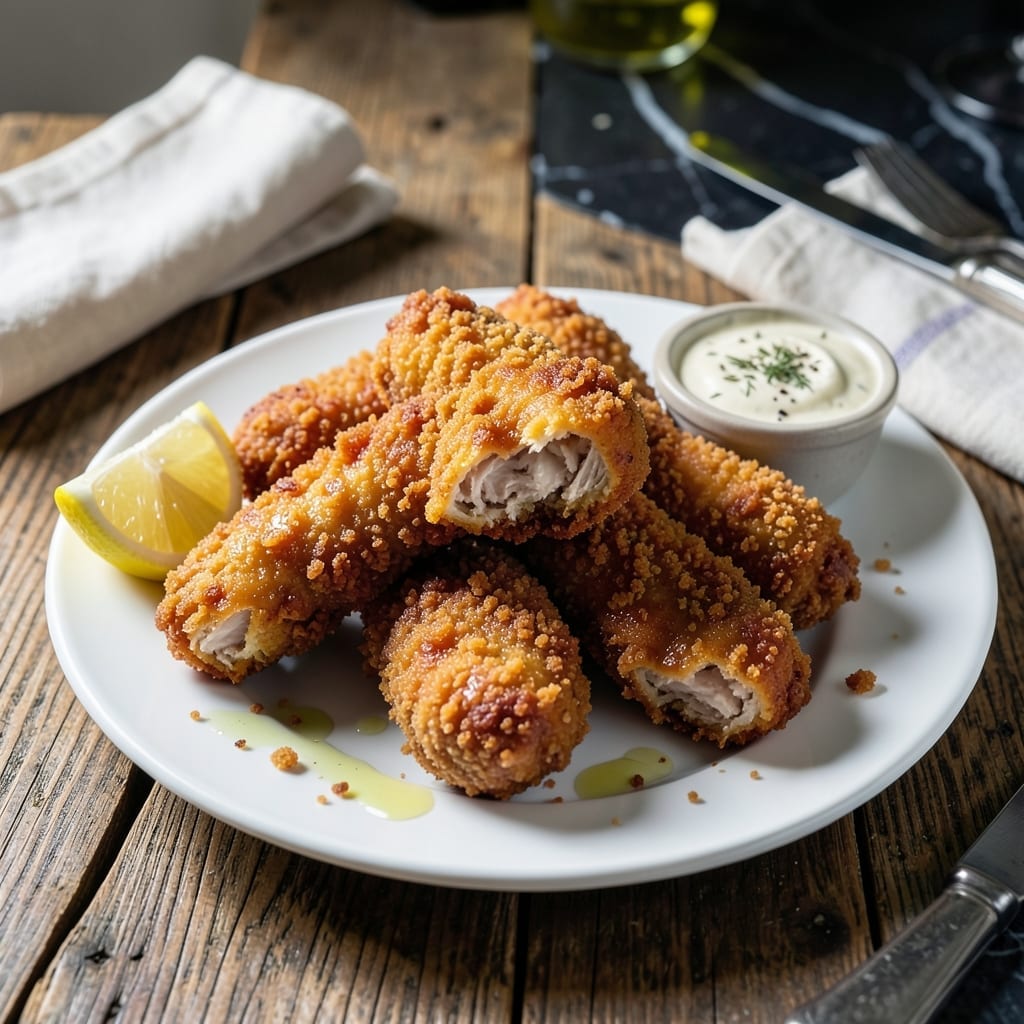 Recipe For Deep Fried Chicken Tenders: Crunchy Golden Bites With Juicy Centers
