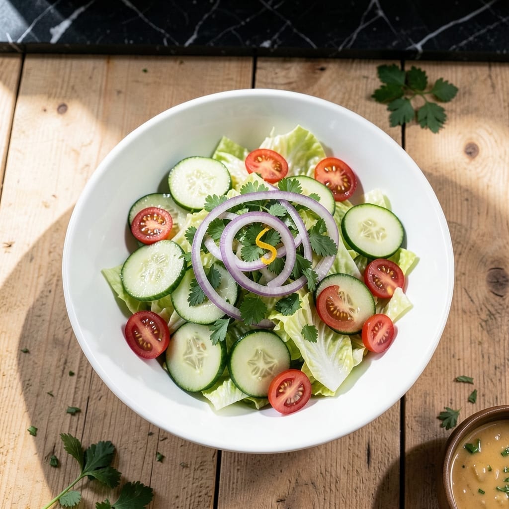 Kardashian Salad Recipe TikTok: Viral Cruch with Lemon-Tahini Dressing