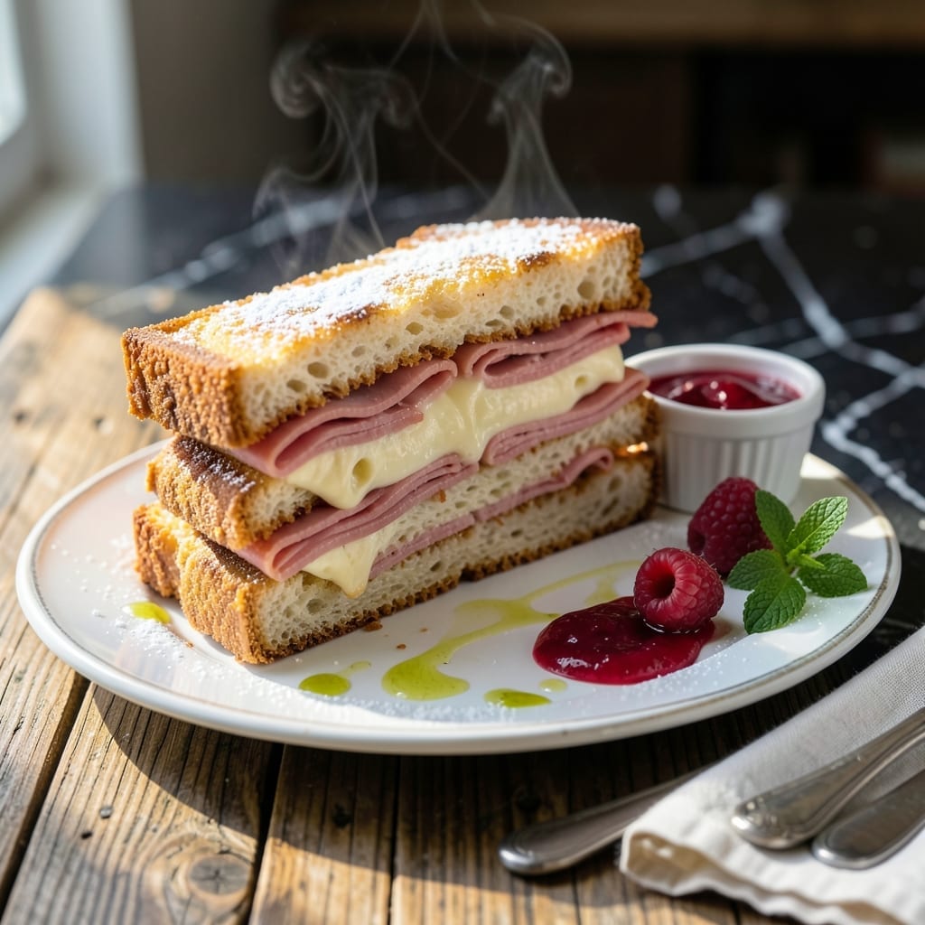 Monte Cristo Recipe Fried: Golden Crust with Ham and Cheese Monte Cristo Recipe Fried: Golden Crust with Ham and Cheese