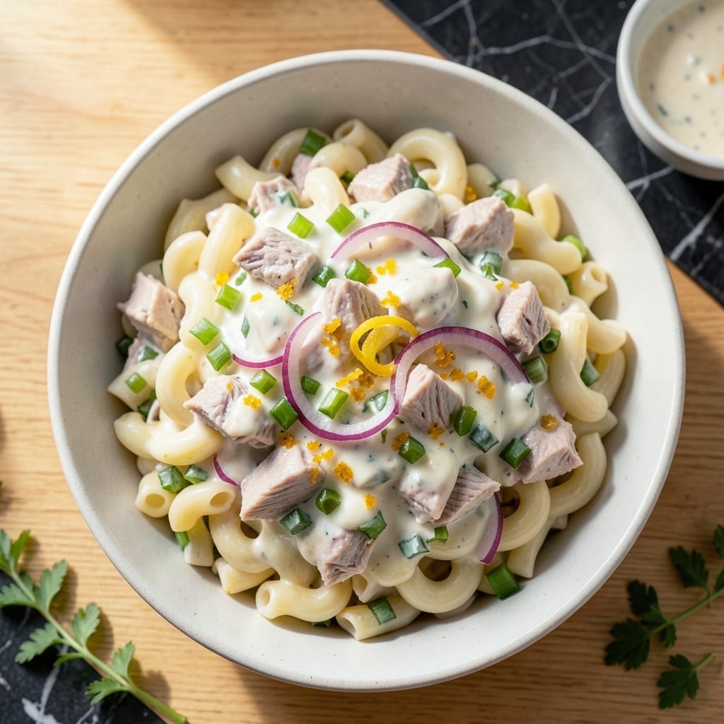 Recipe Tuna Pasta Salad Mayonnaise: Classic Creamy Picnic Favorite Recipe Tuna Pasta Salad Mayonnaise: Classic Creamy Picnic Favorite