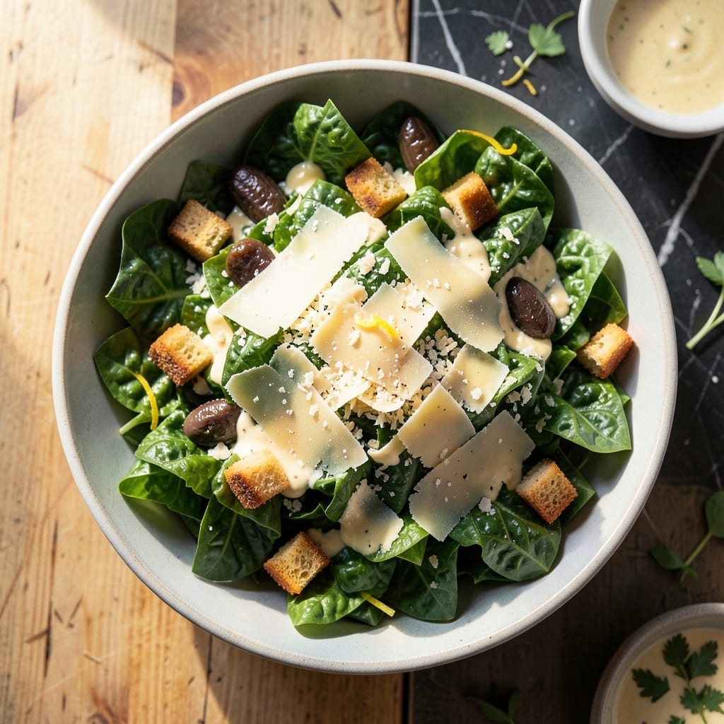 Caesar Salad Recipe Video: Classic Romaine With Parmesan Emulsion
