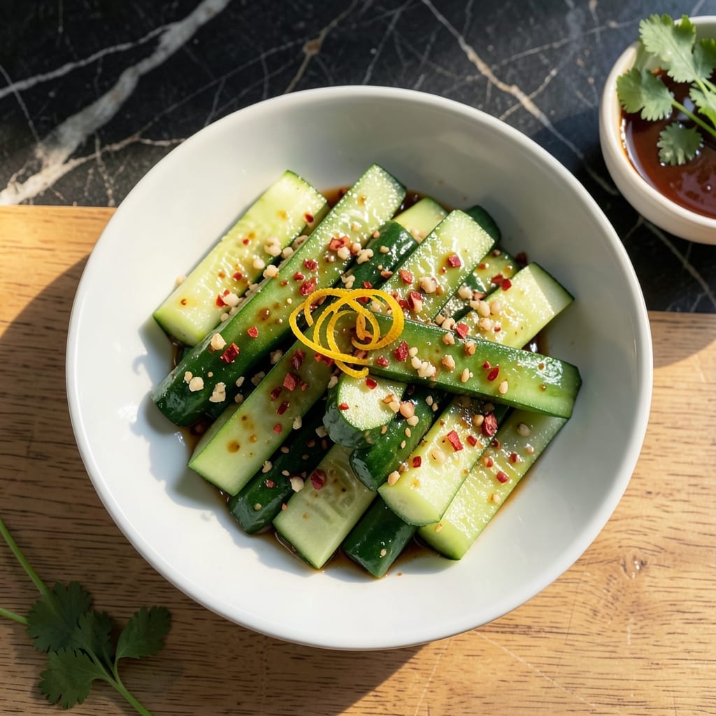 Din Tai Fung Cucumber Salad Recipe Tiktok: Crisp Garlic-Chili Refreshment