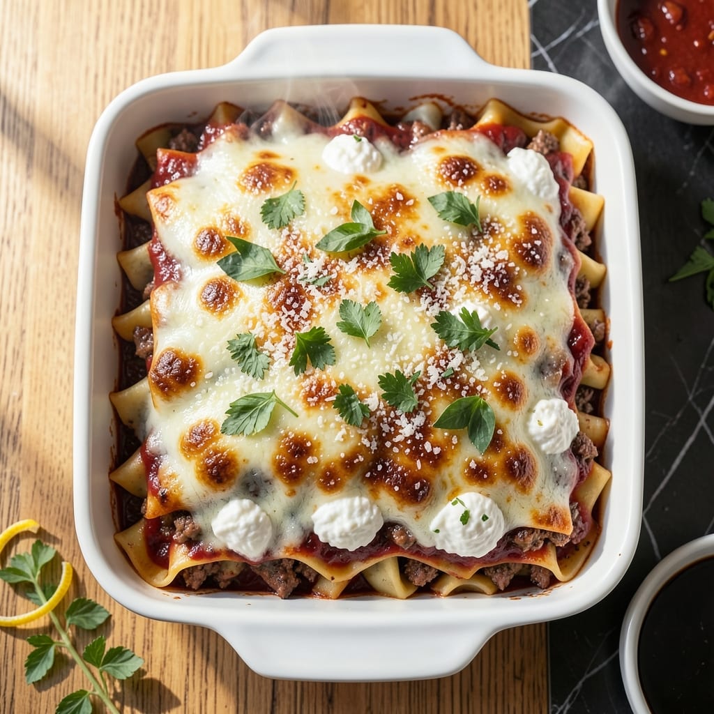 Lasagna Recipe Using Ricotta: Layered Cheese and Herb Infusion