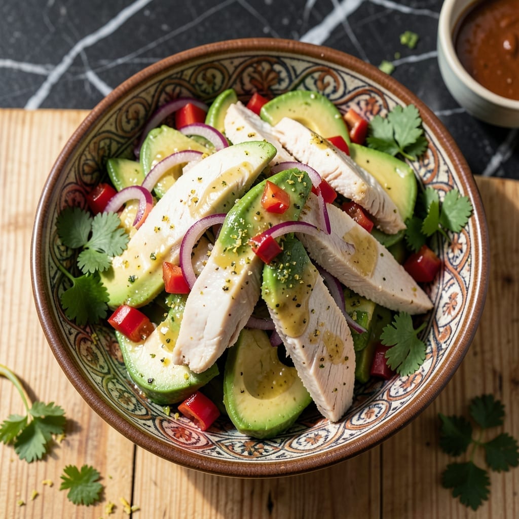Chicken Salad Recipe Mexican Style: Zesty Lime and Avocado Twist Chicken Salad Recipe Mexican Style: Zesty Lime and Avocado Twist