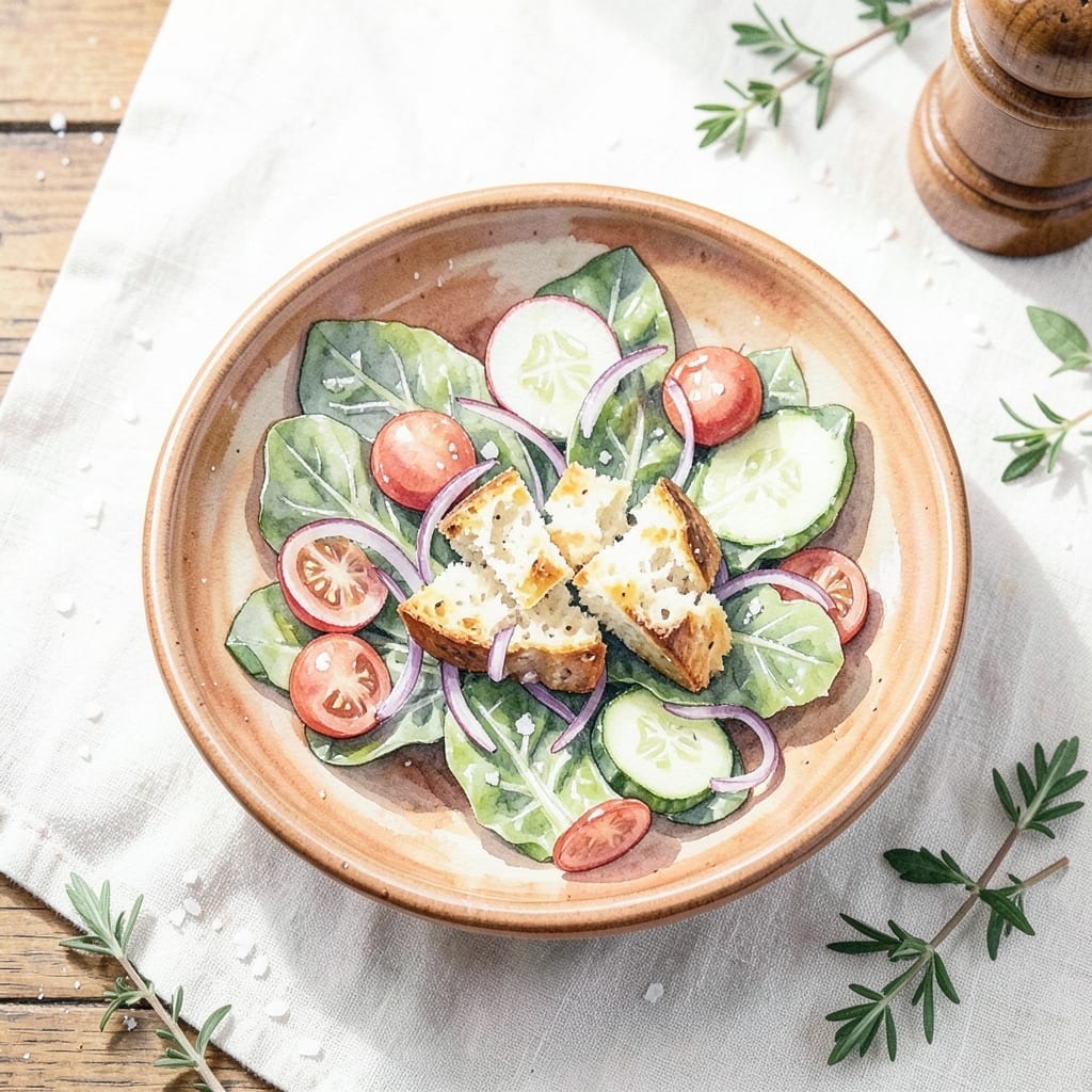 Fattoush Salad Recipe Arabic: Crisp Pita and Sumac-Zinged Freshness