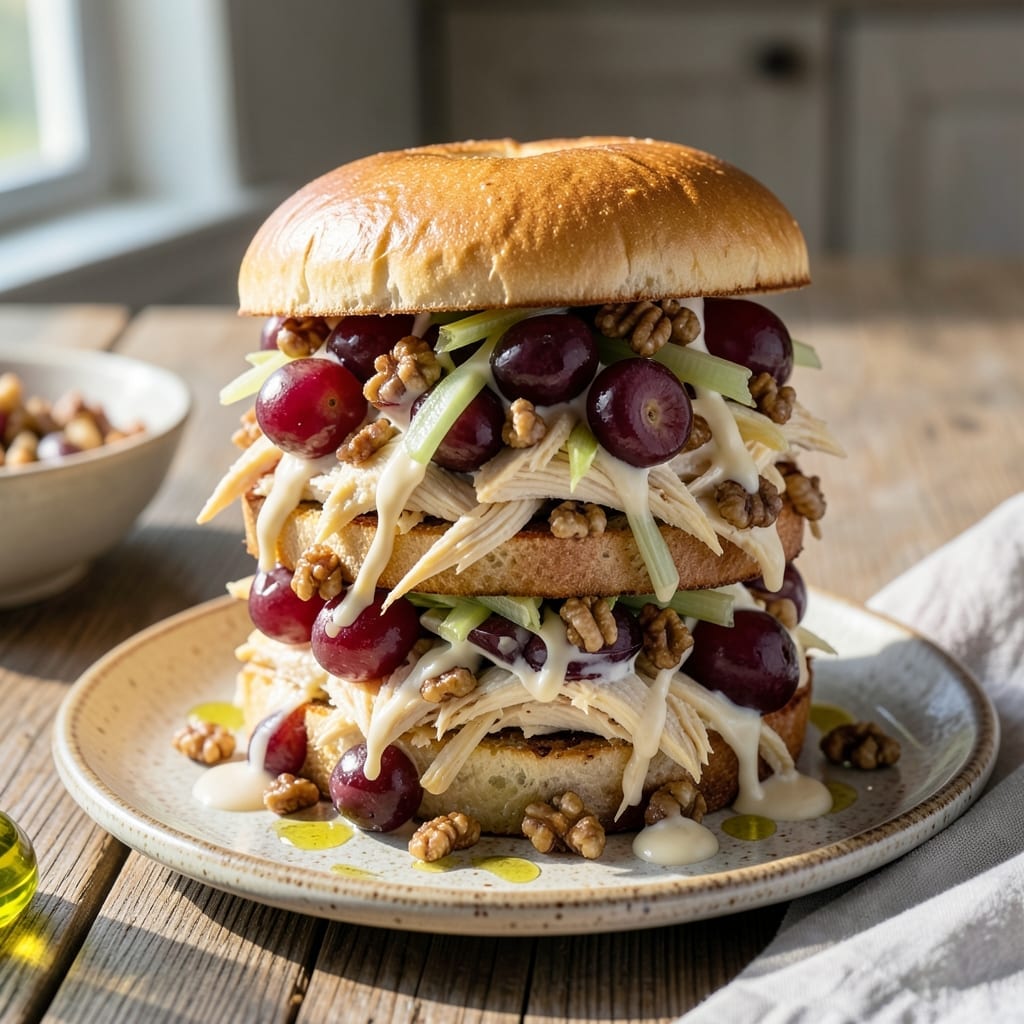 Chicken Salad Sandwich Recipe With Grapes And Walnuts