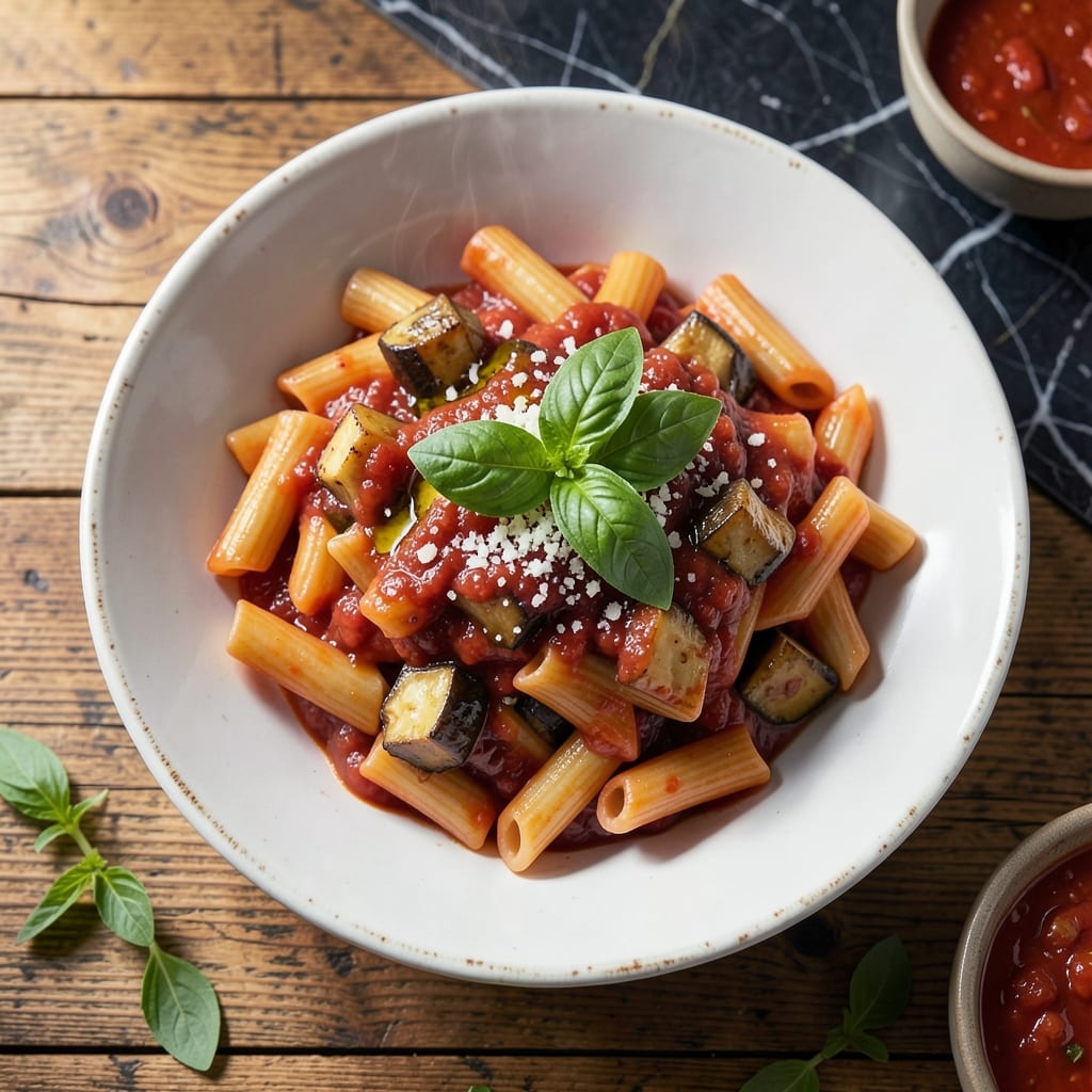 Pasta Alla Norma Recipe Stanley Tucci: Sicilian Eggplant and Ricotta Salata Magic Pasta Alla Norma Recipe Stanley Tucci: Sicilian Eggplant and Ricotta Salata Magic