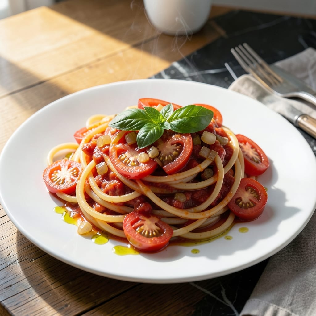 Pasta Recipe Using Fresh Tomatoes: Garden-Fresh Sauce in 20 Minutes Pasta Recipe Using Fresh Tomatoes: Garden-Fresh Sauce in 20 Minutes