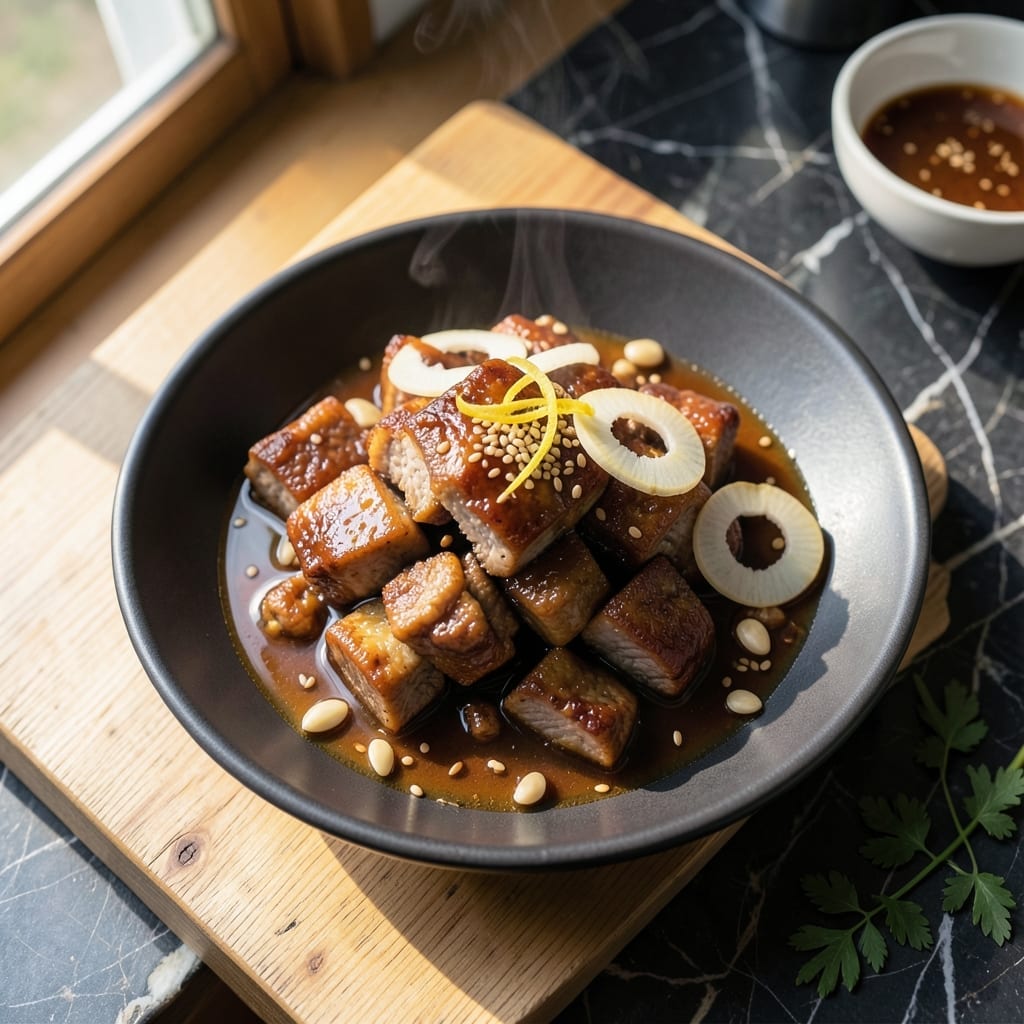 Okinawan Shoyu Pork Recipe Slow Cooker: Island-Inspired Sweet-Savory Tender Pork