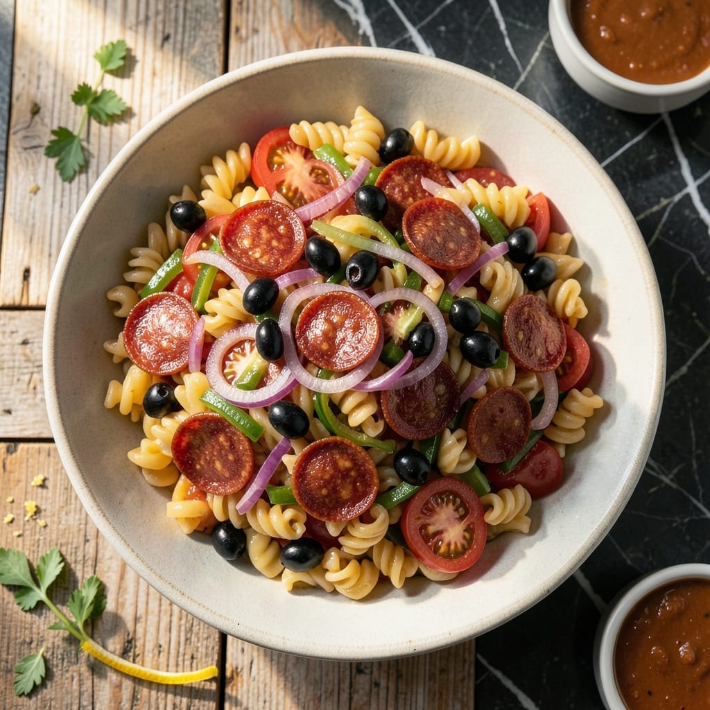 Pasta Salad Recipe With Pepperoni: Italian-Inspired Picnic Crowd Pleaser