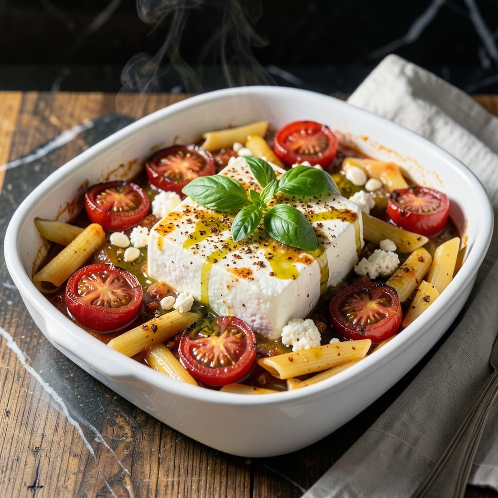 Feta Pasta Bake Recipe TikTok: Viral Baked Cheese and Tomato Magic
