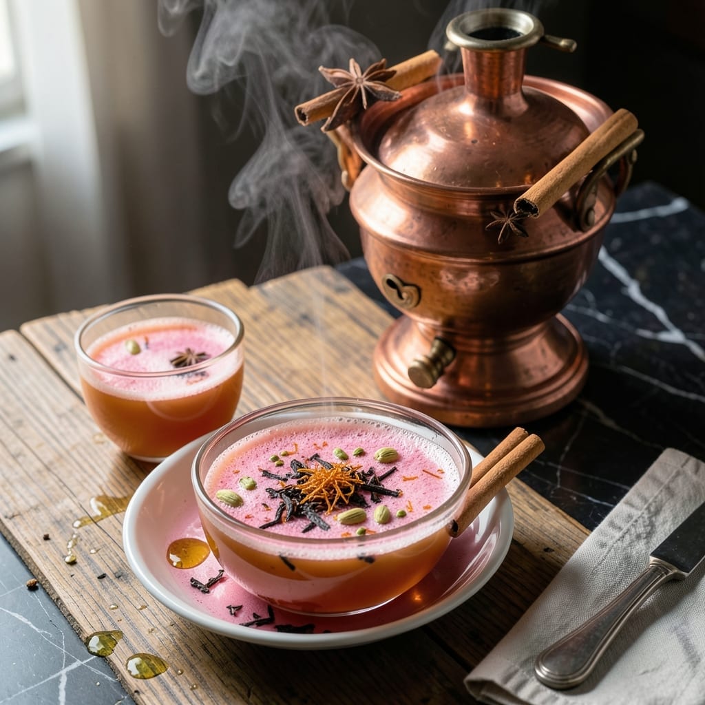 Kashmiri Chai Recipe Food Fusion: Spiced Pink Tea With Cardamom and Saffron