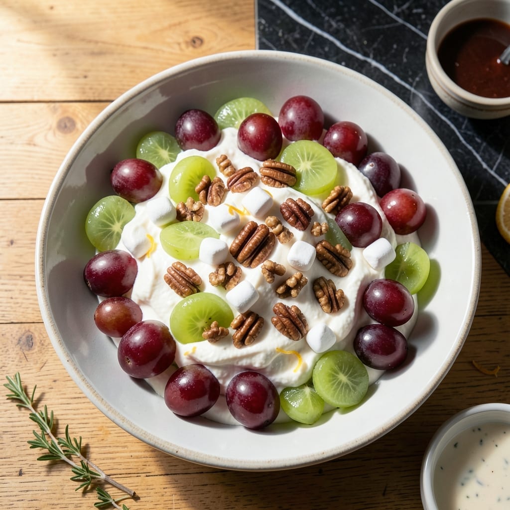 Grape Salad Recipe Marshmallow Cream: Sweet Creamy Bites With Nostalgic Crunch