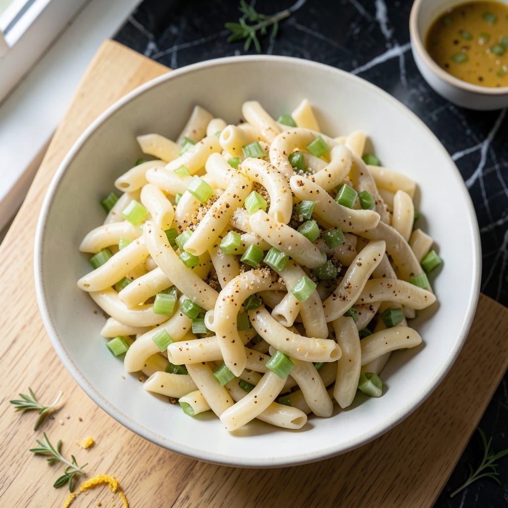 Macaroni Salad Recipe No Mayo: Tangy Vinegar Dressing With Fresh Veggies Macaroni Salad Recipe No Mayo: Tangy Vinegar Dressing With Fresh Veggies