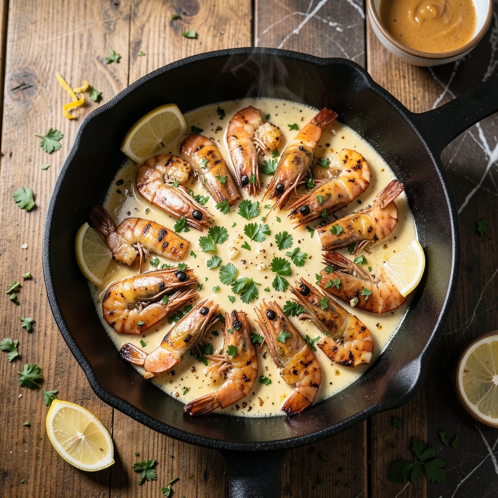 Grilled Shrimp Recipe in Oven: Cast Iron Char Without the Grill