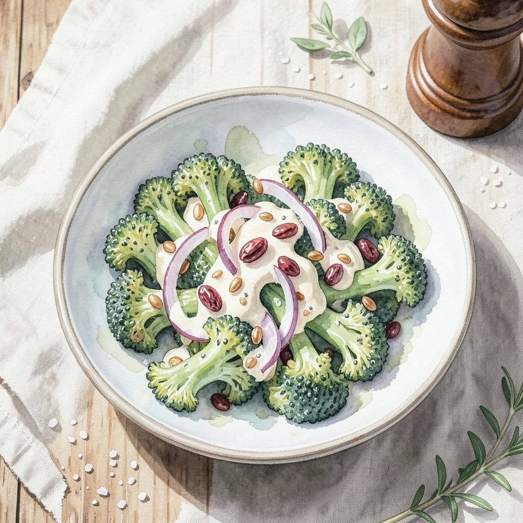 Healthy Broccoli Salad Recipe With Mayo: Fresh Crunch With Tangy Dressing