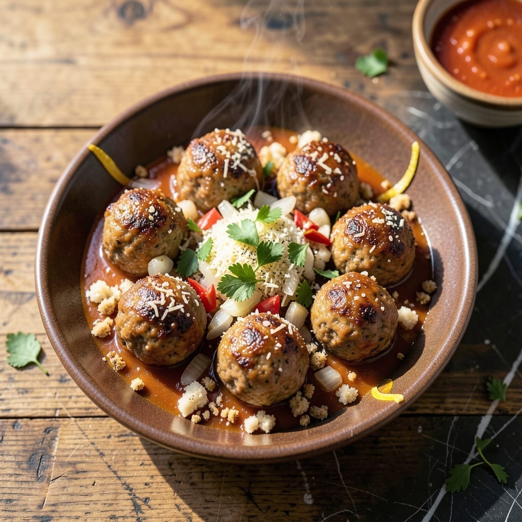 Meatball Recipe 1lb Ground Beef: Juicy Bites with Herbed Breadcrumbs