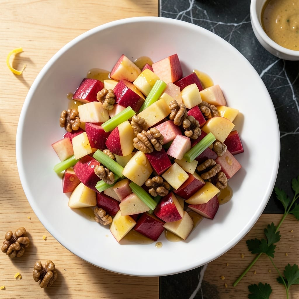 Apple Salad Recipe Without Mayonnaise: Crunchy Orchard Freshness