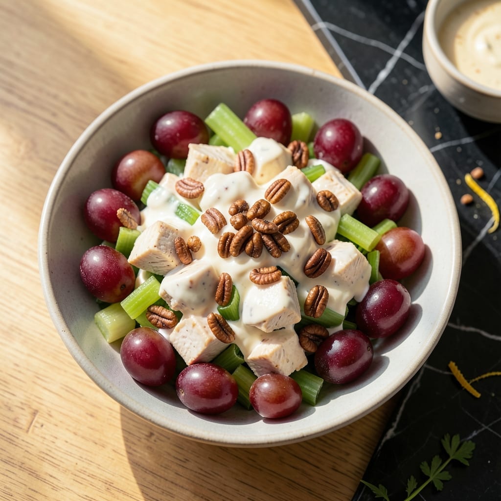 Cashew Chicken Salad Recipe With Grapes: Sweet Crunch Meets Creamy Tang