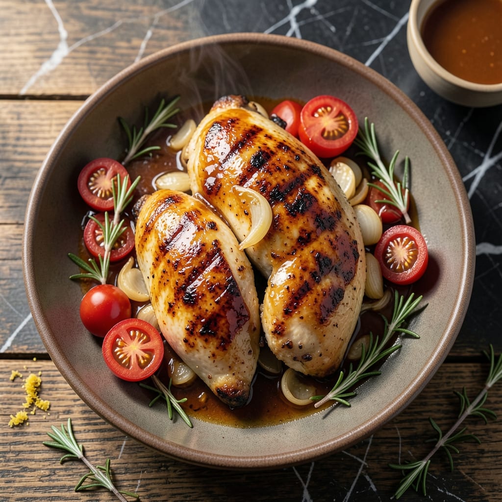 Grilled Chicken Recipe in Oven: Juicy Results With Broiler Finish