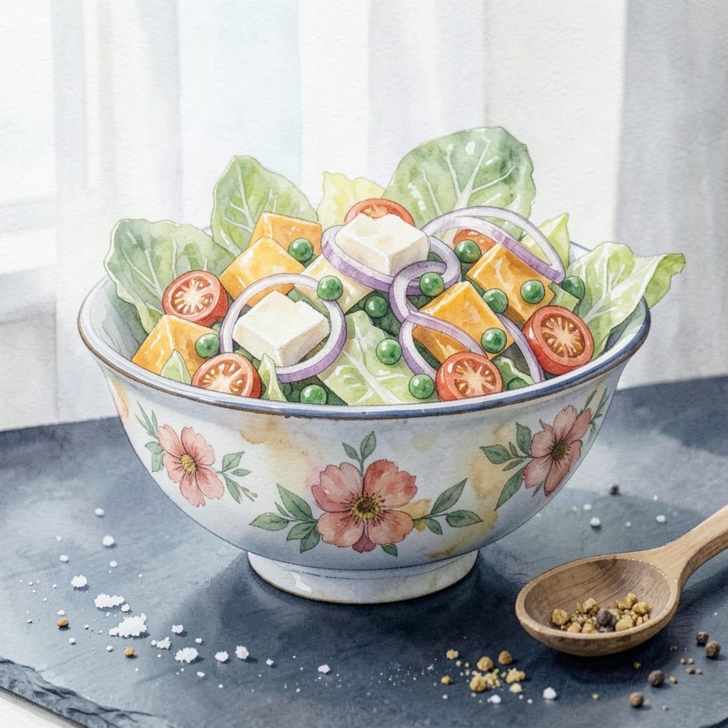 7 Layer Salad Recipe With Parmesan Cheese: Colorful Crunch and Creamy Layers
