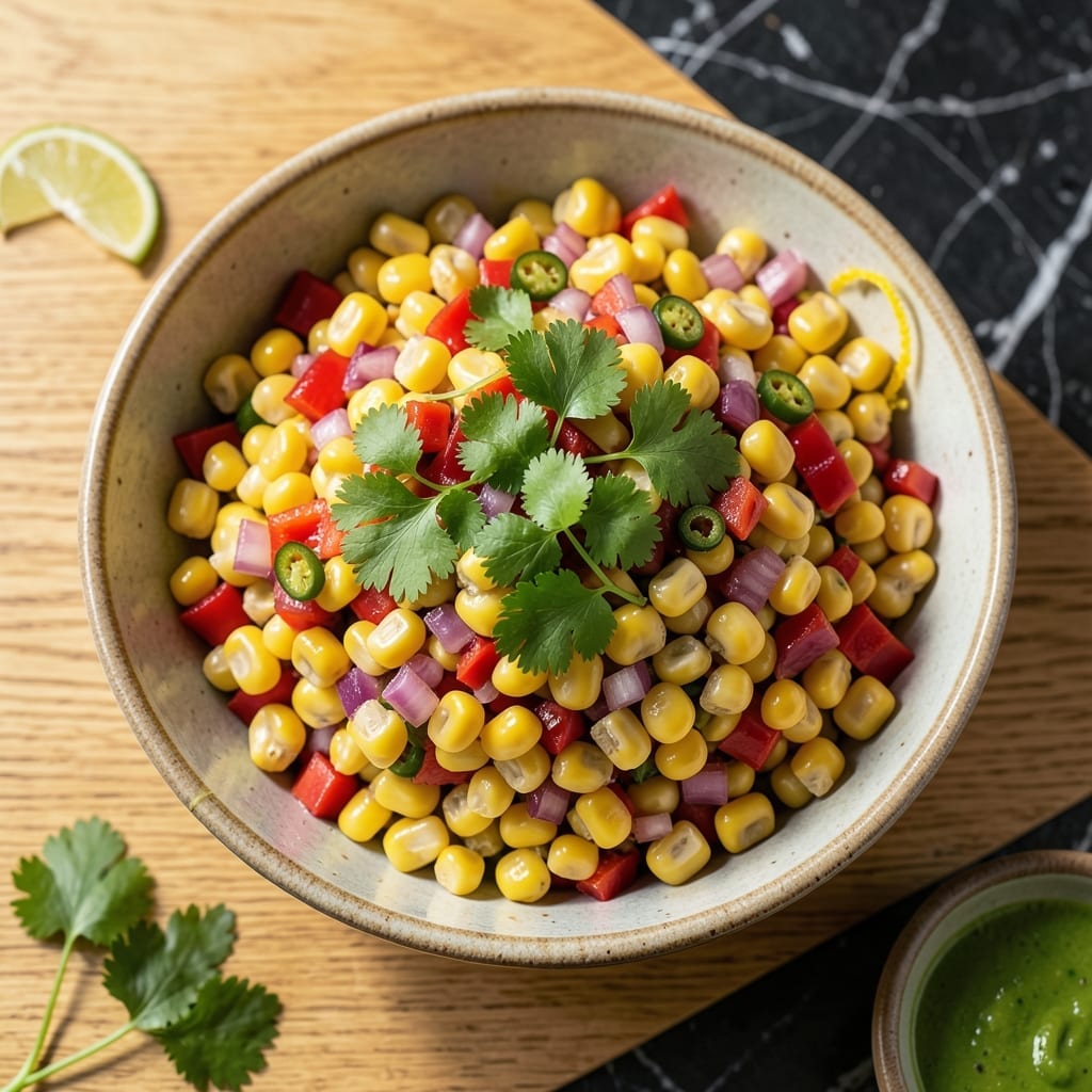 Corn Salad Recipe No Mayo: Light and Zesty Freshness in Every Bite