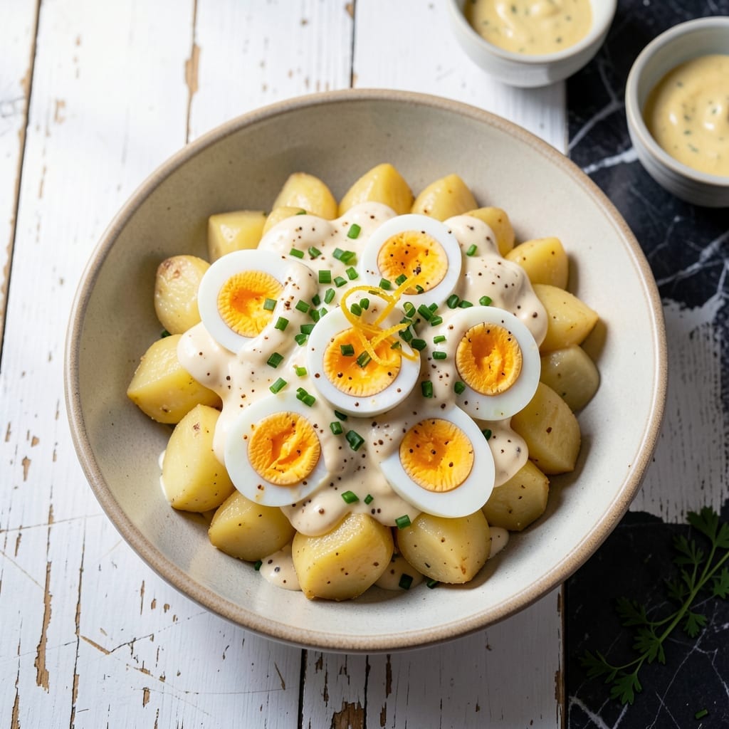 Recipe for Betty Salad: Classic Creamy Egg and Potato Delight Recipe for Betty Salad: Classic Creamy Egg and Potato Delight