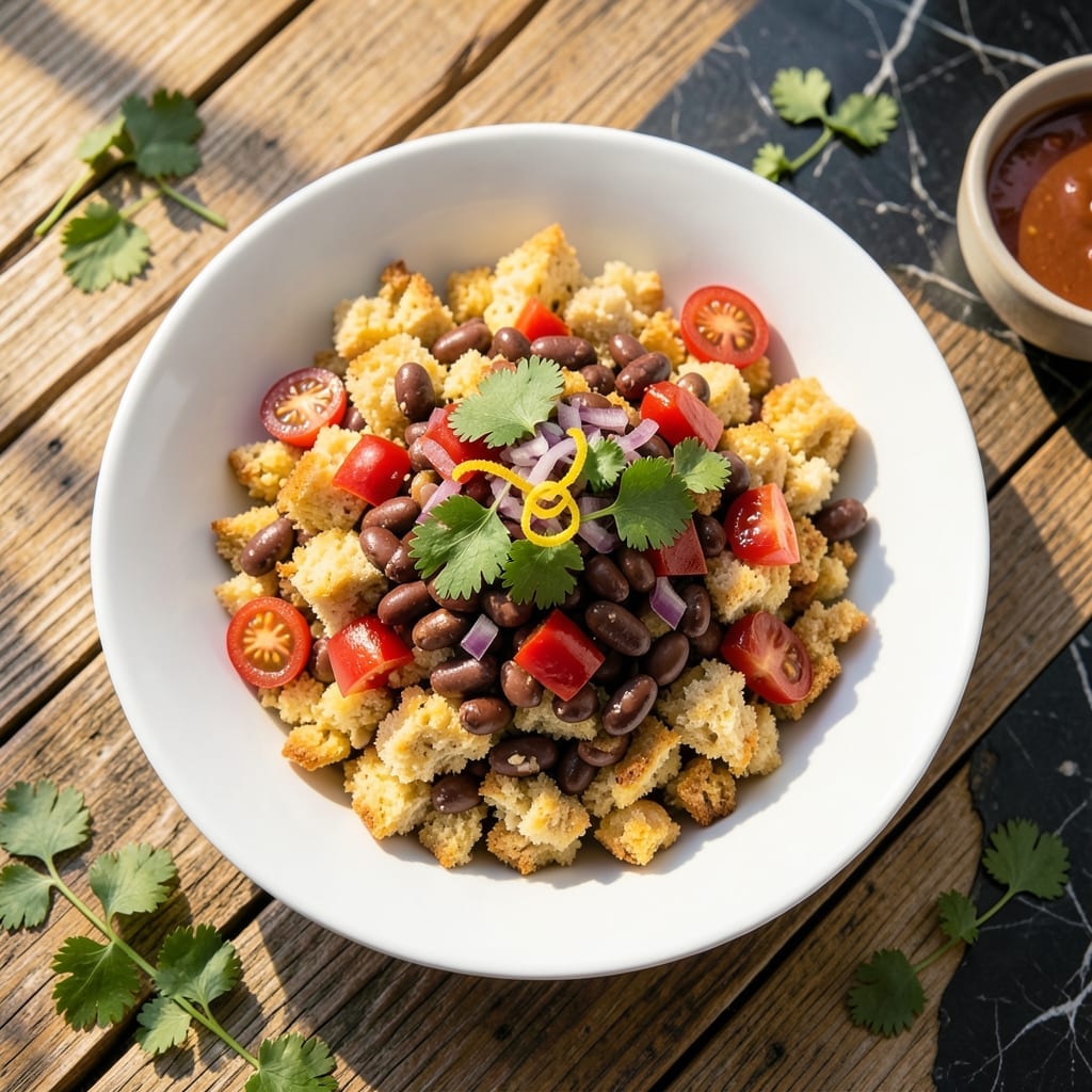 Cornbread Salad Recipe With Pinto Beans: Southwestern Layers of Texture