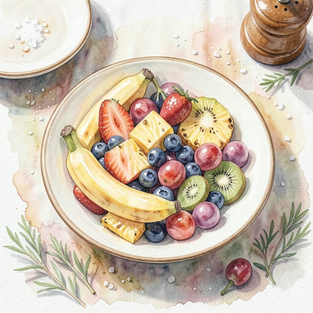 Fruit Salad Recipe With Bananas: Tropical Sweetness in Every Bite