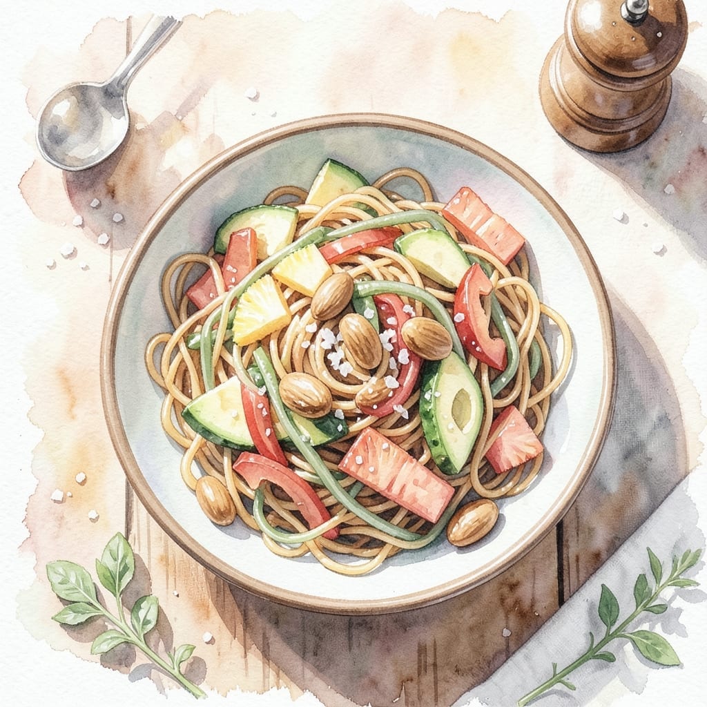 Soba Salad Recipe Hawaii: Tropical Twist With Macadamia Crunch