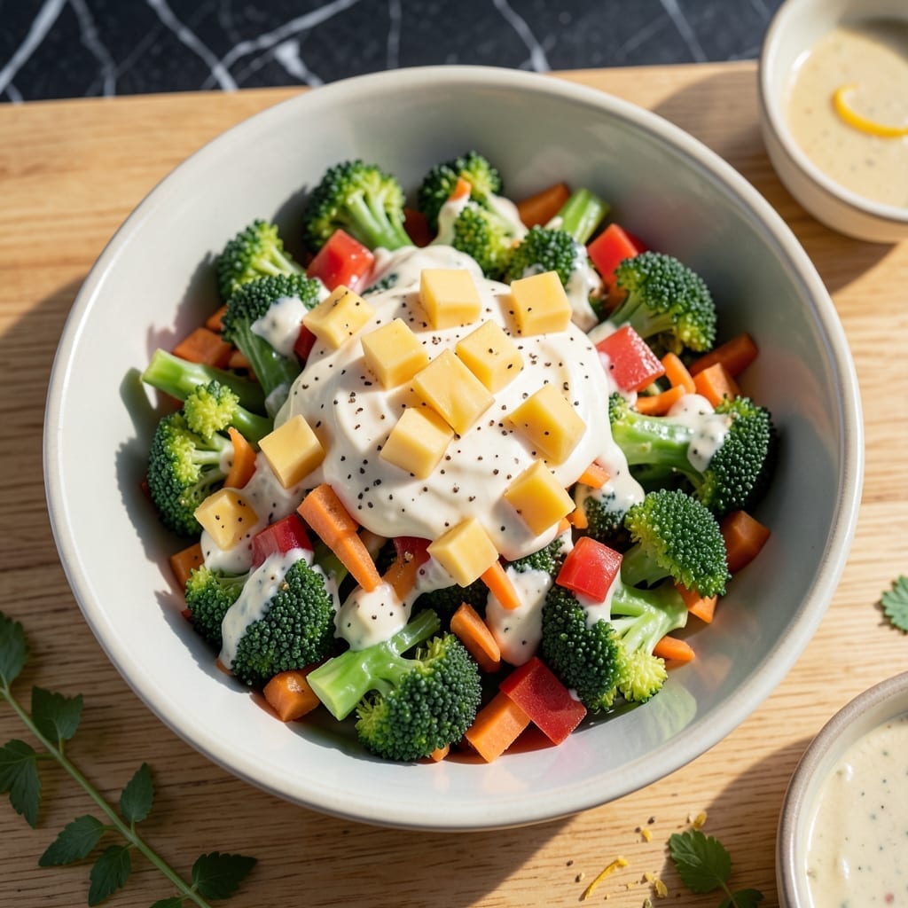Recipe for Bound Salad: No-Cook Creamy Crunch for Potlucks Recipe for Bound Salad: No-Cook Creamy Crunch for Potlucks
