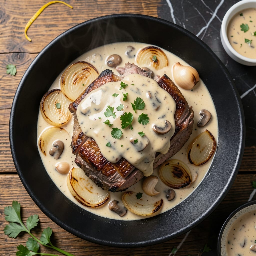 Slow Cooker Pot Roast Recipe With Cream of Mushroom Soup: Fork-Tender Beef in Rich Gravy Slow Cooker Pot Roast Recipe With Cream of Mushroom Soup: Fork-Tender Beef in Rich Gravy