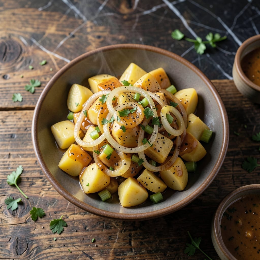 Hot German Potato Salad Recipe Crock Pot: Tangy Vinegar-Braised Comfort Hot German Potato Salad Recipe Crock Pot: Tangy Vinegar-Braised Comfort