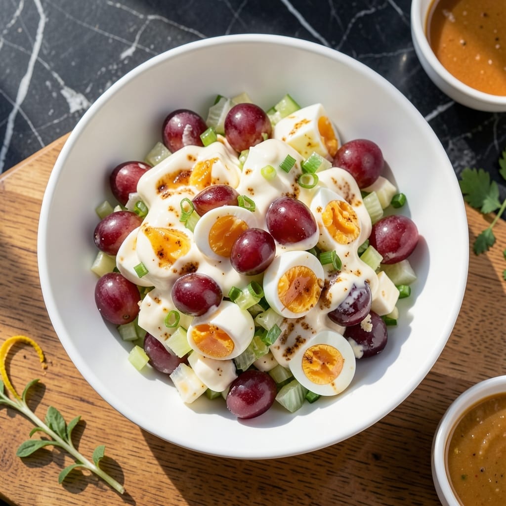Egg Salad Recipe With Grapes: Sweet and Creamy Crunch for Sandwiches