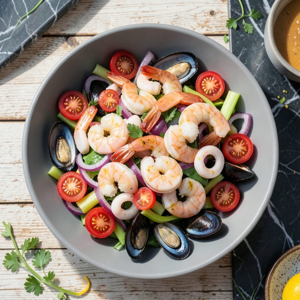 Cold Seafood Salad Recipe Italian: Coastal Freshness With Lemon and Herbs Cold Seafood Salad Recipe Italian: Coastal Freshness With Lemon and Herbs