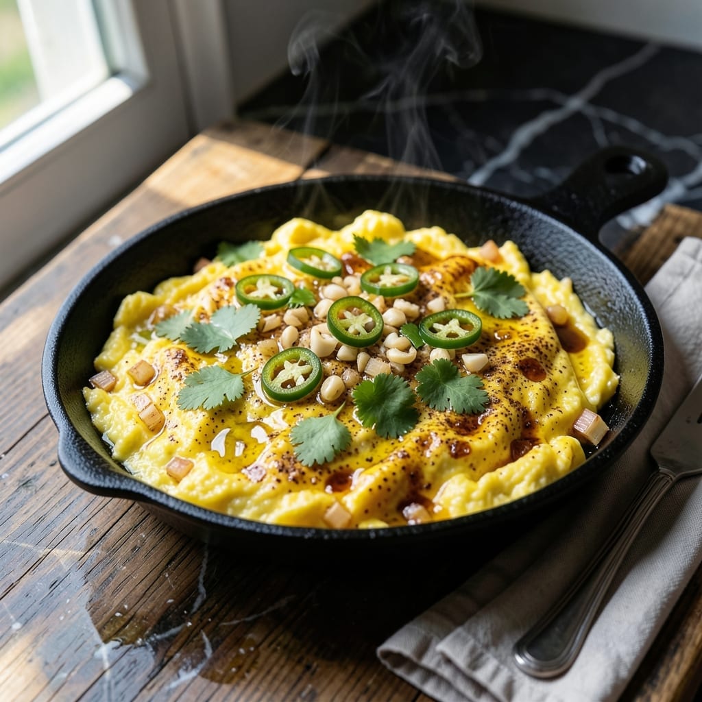 Khageena Recipe Food Fusion: Spiced Eggs Meet Global Flavors