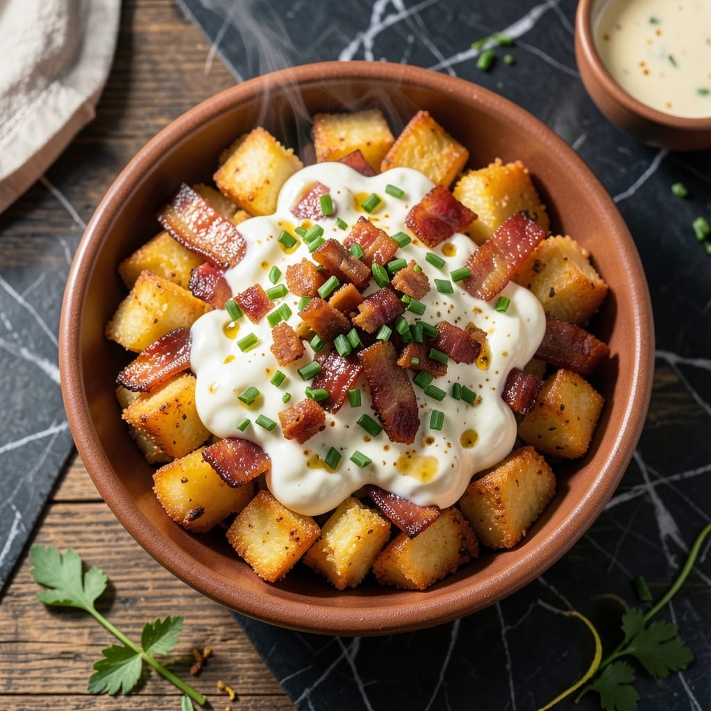 Fried Potato Salad Recipe With Bacon: Smoky Crunch in Every Bite