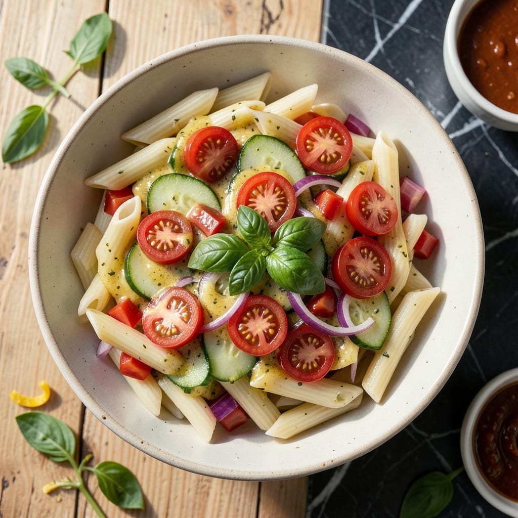 Pasta Salad Recipe NYT: Chilled Garden Medley With Zesty Dressing Pasta Salad Recipe NYT: Chilled Garden Medley With Zesty Dressing