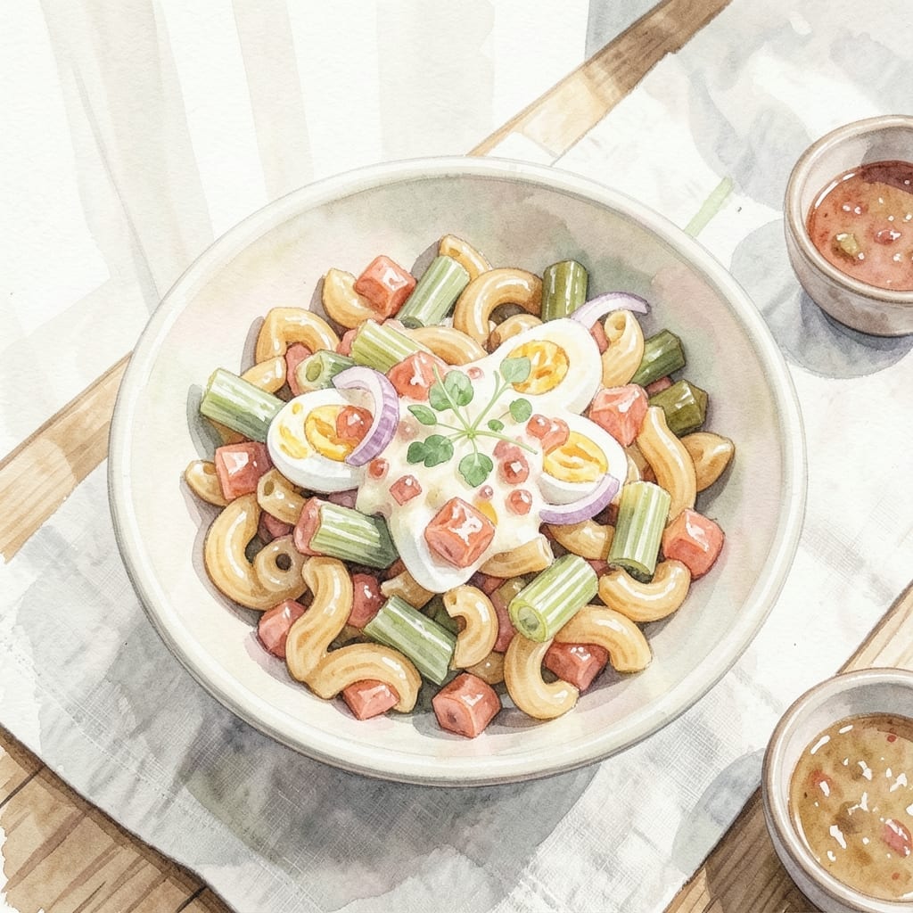 Macaroni Salad Recipe With Eggs and Mayo: Old-Fashioned Creamy Crunch