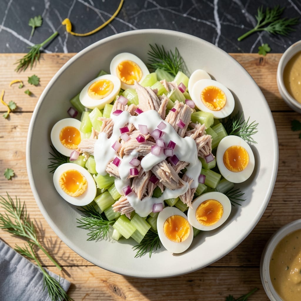 Healthy Tuna Salad Recipe With Egg: Protein-Packed Lunch in Minutes